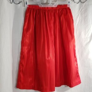 Vintage Gary Petites red skirt with back zipper
